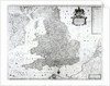 A New Map of the Kingdom of England and the Principalitie of Wales, 1669 by William Berry