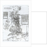 Britania Insula quae dup Regna continet Angliam et Scotiam cum Hibernia adiacente, engraved by Paulo Forlani, 1562 by Fernando Bertelli