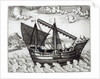 A Chinese Junk by Johannes Baptista van the Younger Doetechum