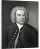 Portrait of Johann Sebastian Bach, German composer by Elias Gottleib (after) Haussmann