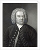 Portrait of Johann Sebastian Bach, German composer by Elias Gottleib (after) Haussmann