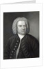 Portrait of Johann Sebastian Bach, German composer by Elias Gottleib (after) Haussmann