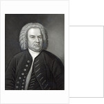 Portrait of Johann Sebastian Bach, German composer by Elias Gottleib (after) Haussmann