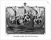 Departure of St. Louis for the Crusade by School French
