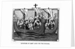 Departure of St. Louis for the Crusade by School French