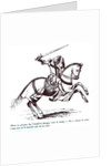 Illustration of a Knight Templar by French School