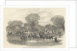The Queen's Stag Hounds: The Meet, Aylesbury Vale by Edward Duncan