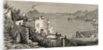 The Disastrous Earthquake at Ischia: The beach and town of Casamicciola from the village of Lacco by English School