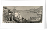 The Disastrous Earthquake at Ischia: The beach and town of Casamicciola from the village of Lacco by English School