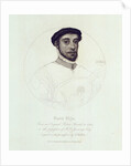 Portrait of David Rizio, from an original painted in 1564 by English School