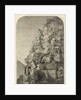 Ascent of the Great Pyramid, engraved from a photograph by English School