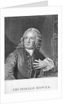 Archibald Bower, engraved by J. Hollonray by School English