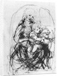Study for a Madonna with a Cat, c.1478-80 by Leonardo da Vinci
