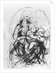 Study for a Madonna with a Cat, c.1478-80 by Leonardo da Vinci