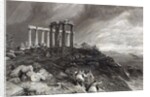 Temple of Minerva Sunium by William 'Crimea' Simpson