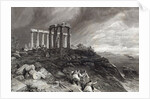 Temple of Minerva Sunium by William 'Crimea' Simpson