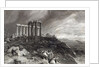 Temple of Minerva Sunium by William 'Crimea' Simpson