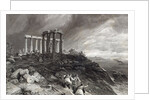 Temple of Minerva Sunium by William 'Crimea' Simpson
