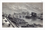 Modern Paris: The Pont Neuf, 1845 by English School