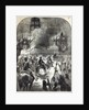 The burning of Old St. Paul's, 1666 by English School