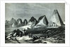 Pyramids of Meroe, on the Nile by English School