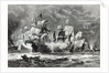 The Vanguard, under Sir William Winter, engaging the Spanish Armada by Oswald Walters Brierly