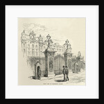 Front view of Buckingham Palace by English School