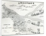 Chinese map of the Great Flood by School Chinese