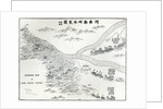 Chinese map of the Great Flood by School Chinese