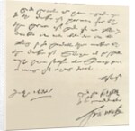 Letter from Sir Francis Drake to Sir Francis Walsingham signed 29th July 1588, published in 'Leisure Hour', 1888 by Francis Drake