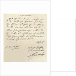 Letter from Sir Francis Drake to Sir Francis Walsingham signed 29th July 1588, published in 'Leisure Hour', 1888 by Francis Drake