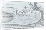 Ground Plan of the Battle of San Jacinto by American School
