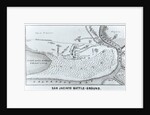 Ground Plan of the Battle of San Jacinto by American School