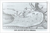 Ground Plan of the Battle of San Jacinto by American School