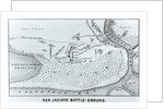 Ground Plan of the Battle of San Jacinto by American School