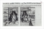 Babel and Bethel: or, the Pope in his Colours, 1679 by English School