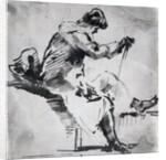 Seated man by Joseph Mallord William Turner