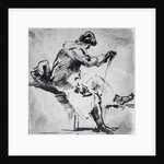 Seated man by Joseph Mallord William Turner