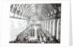 Garter Feast in St. George's Hall, Windsor, in the time of Charles II, 1672 by Wenceslaus Hollar