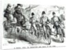 A New way to travel to Brighton, 1864 by English School