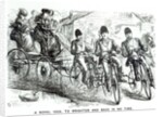 A New way to travel to Brighton, 1864 by English School
