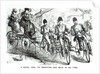 A New way to travel to Brighton, 1864 by English School