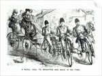 A New way to travel to Brighton, 1864 by English School