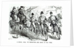 A New way to travel to Brighton, 1864 by English School