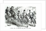 A New way to travel to Brighton, 1864 by English School