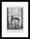 South Bridge from the Cowgate, Edinburgh engraved by William Watkins, 1831 by Thomas Hosmer Shepherd