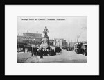 Exchange Station and Cromwell's Monument, Manchester, c.1910 by English Photographer