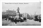 Exchange Station and Cromwell's Monument, Manchester, c.1910 by English Photographer