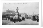 Exchange Station and Cromwell's Monument, Manchester, c.1910 by English Photographer
