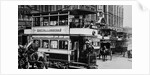 Trams in Manchester, c.1900 by English Photographer